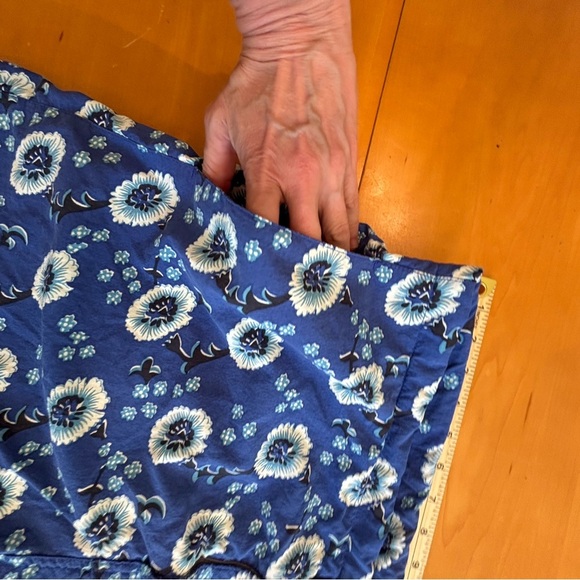 Polo Ralph Lauren Sport L Vintage Blue Floral Swim Bathing Bermuda Board Shorts - Picture 10 of 13